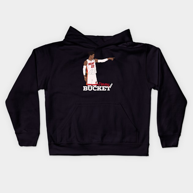 Jimmy bucket Kids Hoodie by MustGoon